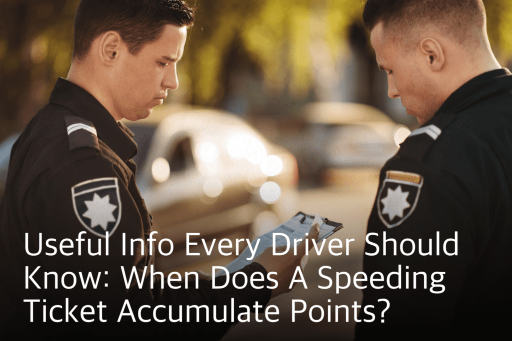 speeding ticket accumulate points, ticket, points