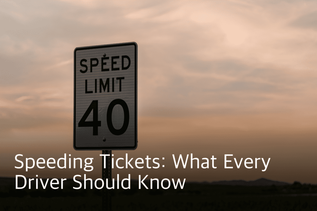speeding tickets, traffic tickets, fight your ticket